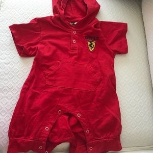 Ferrari hooded one piece